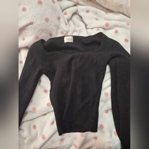 Aritzia Black Long Sleeve Top